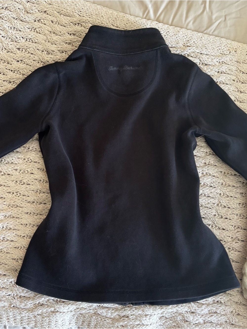 Tommy Bahama Black Full-Zip Utility Jacket - Picture 4 of 6